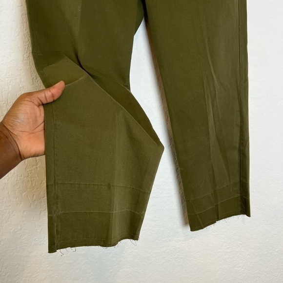 FRAME Green Le Tomboy Trouser Released Hem - Picture 5 of 11